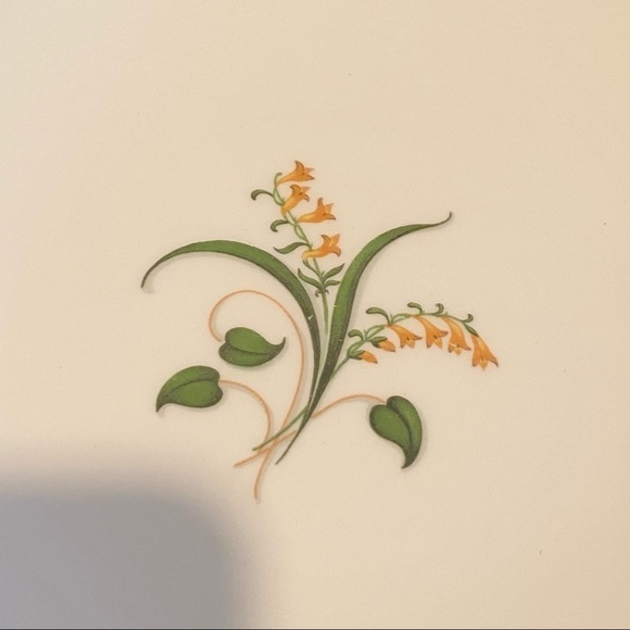 Edwin Knowles Forsythia 6 1/2" Bread and Butter Plate Floral Botanical - Picture 2 of 4